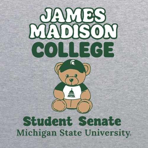 Gildan Heavy Blend Hooded Sweatshirt Sport Grey JMC SS MSU