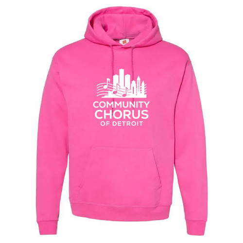 EcoSmart Hooded Sweatshirt -- Wow Pink