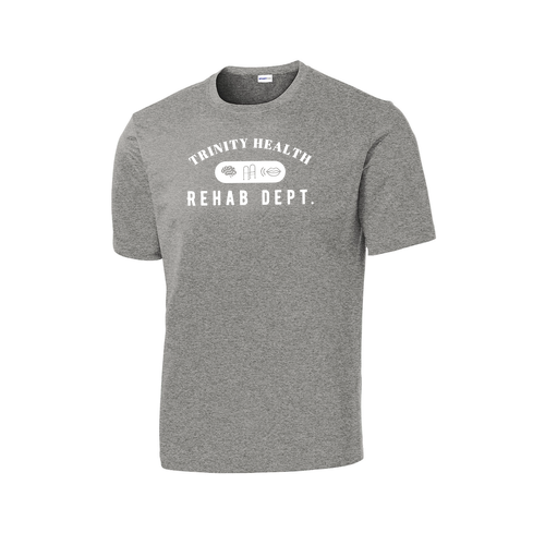 Sport Tek Competitor Tee -- Grey Concrete Heather