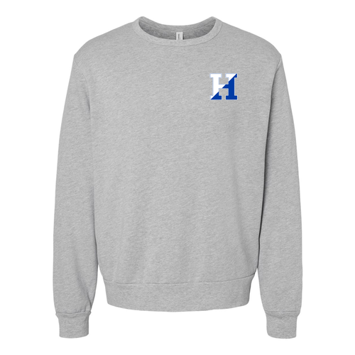 Bella+Canvas Sponge Fleece Classic Crewneck Sweatshirt -- Athletic Heather