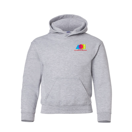 Gildan Heavy Blend Youth Hooded Sweatshirt -- Sport Grey