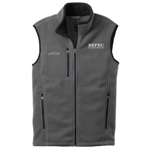 Eddie Bauer Fleece Vest -- Grey Steel