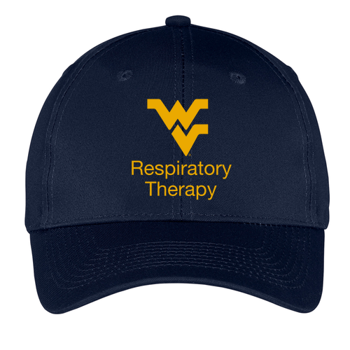 Embroidered Port and Company 6-panel Twill Hat -- Navy