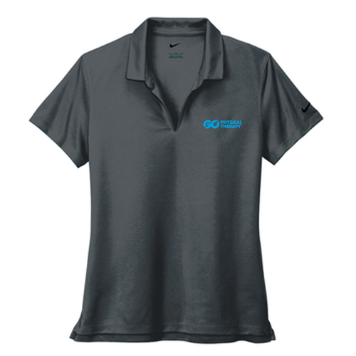 Nike Ladies Dri-Fit Micro Pique 2.0 Polo -- Anthracite