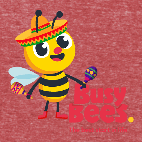 District Made Mens Perfect Tri Crew Tee Fiesta -- Red Frost