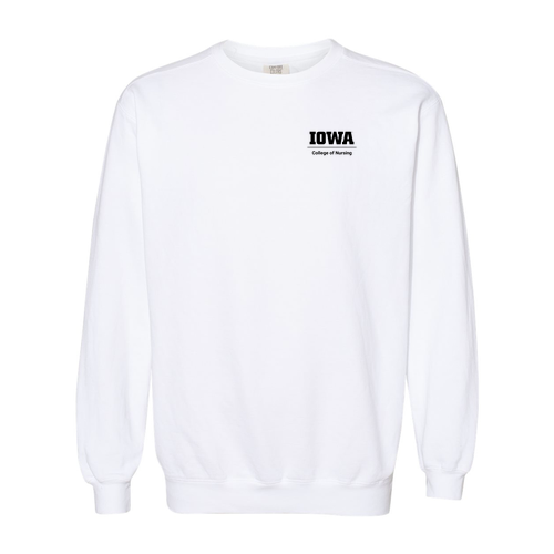 Comfort Colors Crewneck Sweatshirt -- White