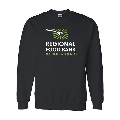 Gildan DryBlend Crew Neck Sweatshirt -- Black