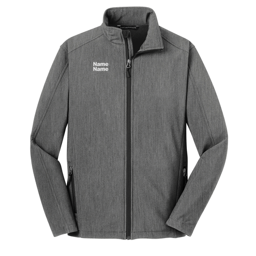 Port Authority Core Soft Shell Jacket -- Pearl Grey Heather