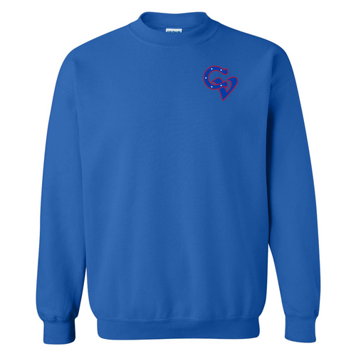 CV Horseshoe Crewneck -- Royal