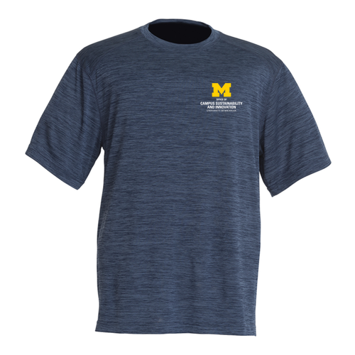 Charles River Space Dye Performance Tee -- Navy, $27
