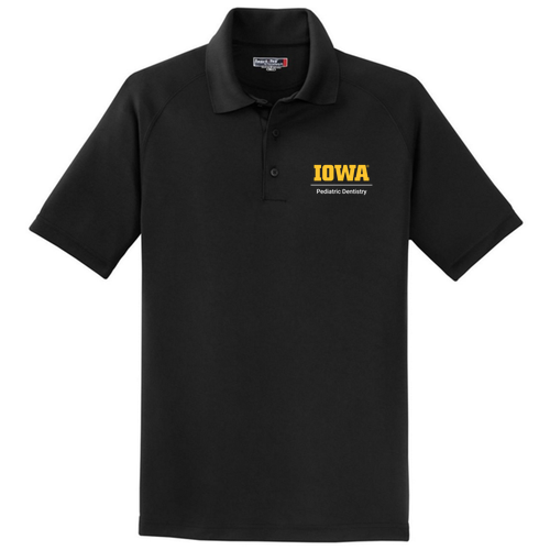 Sport-Tek Dry Zone Raglan Polo -- Black
