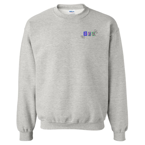 Gildan Heavy Blend Crew Neck Sweatshirt -- Ash