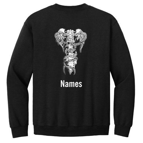 Gildan Heavy Blend Crew Neck Sweatshirt -- Black