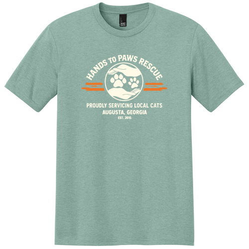 District Made Mens Perfect Blend Tee -- Heathered Dusty Sage