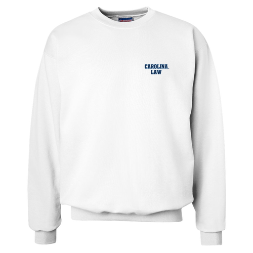 Hanes 90/10 Ultimate Cotton Crew Sweat -- White