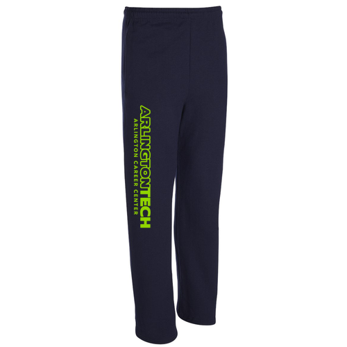 Jerzees Open Bottom Sweatpants w. Pockets -- J. Navy