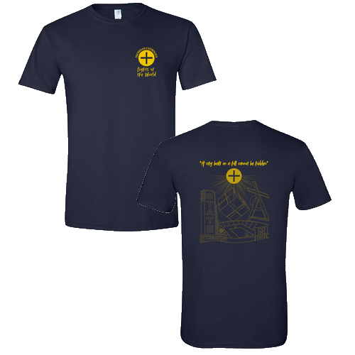 Lights Of The World SoftStyle T-Shirt -- Navy