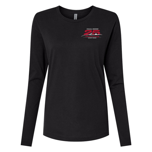 Next Level Women's Cotton Relaxed Long Sleeve T-Shirt -- Black