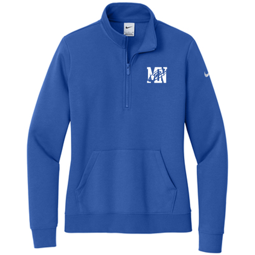 Nike Club Fleece Sleeve Swoosh 1/2-Zip -- Game Royal