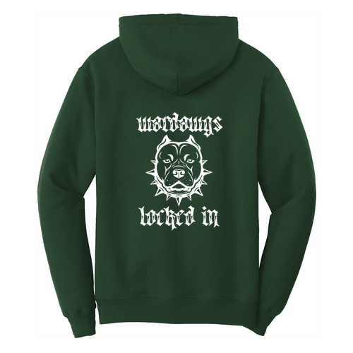 Port and Company Core Fleece Pullover Hooded Sweatshirt -- Dark Green