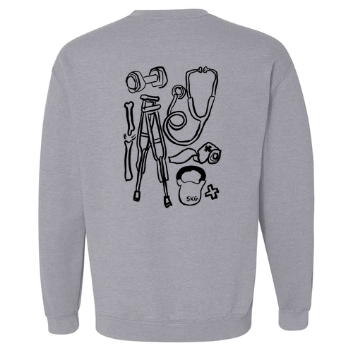 Gildan Heavy Blend Crew Neck Sweatshirt -- Sport Grey