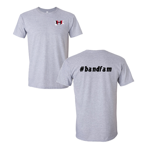 Gildan Softstyle #bandfam Shirt Sport Grey