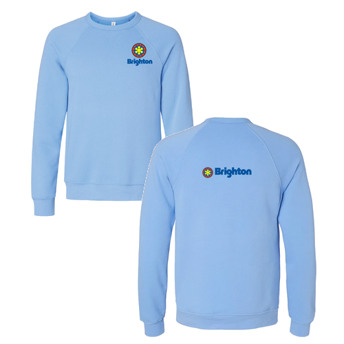 Brighton Logo 2 Full color -- Crewneck Sweatshirt Carolina Blue