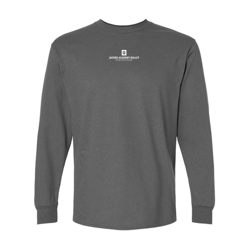 Gildan Ultra Cotton Longsleeve Basic T-Shirt -- Charcoal