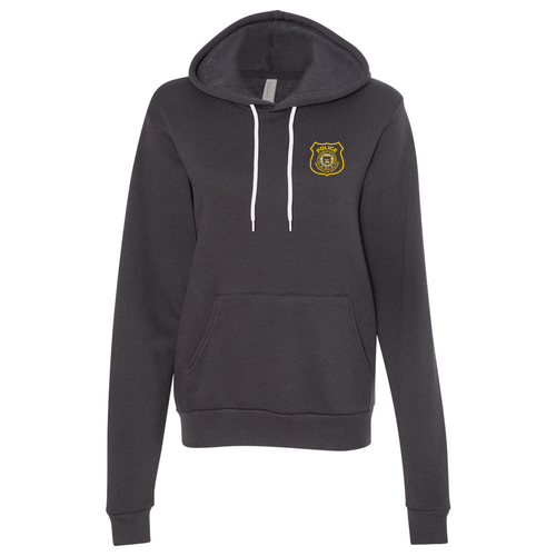 Mens/Unisex Bella Canvas Sponge Fleece Hoodie -- Dark Grey