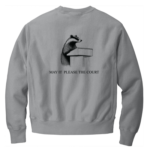 Champion Reverse Weave Garment-Dyed Crewneck Sweatshirt -- Concrete