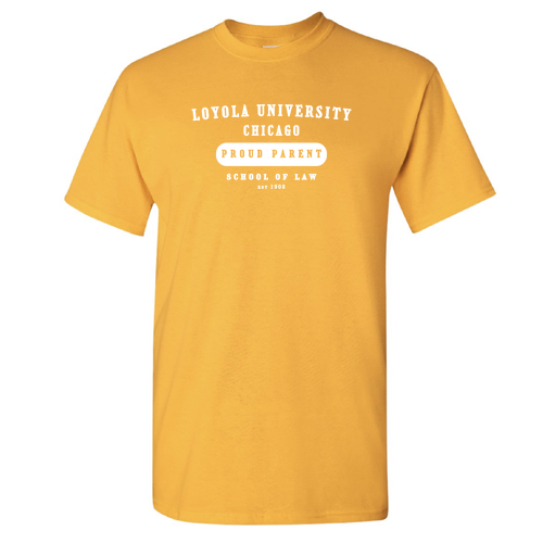 Proud Parent Basic T-Shirt -- Gold