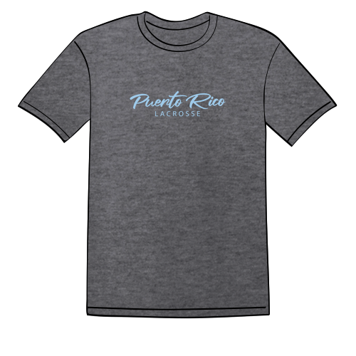 Perfect Tri Crew Tee -- Heathered Charcoal