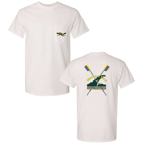 Gildan Heavy Cotton Adult Tee with Pocket -- White