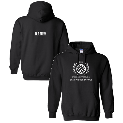 Gildan Heavy Blend Hooded Sweatshirt -- Black