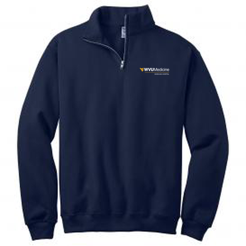 Jerzees 1/4 Zip Cadet Sweatshirt -- J Navy