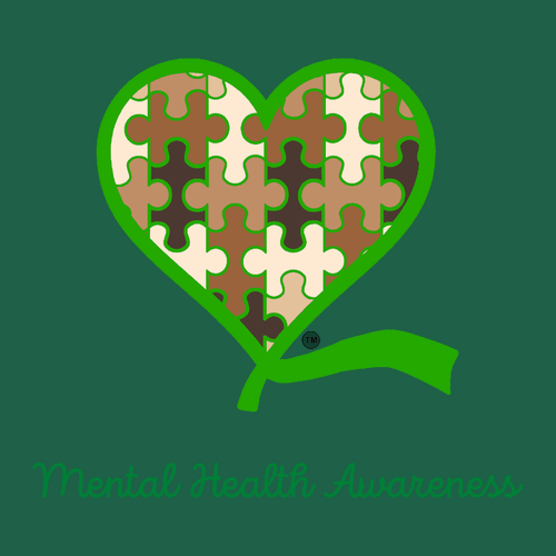 Mental Health Awareness T-Shirt -- Evergreen