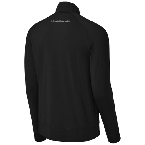 Sport-Tek Sport-Wick Stretch Full-Zip Cadet Jacket -- Black