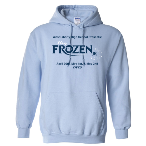 Gildan Heavy Blend Hooded Sweatshirt -- Light Blue