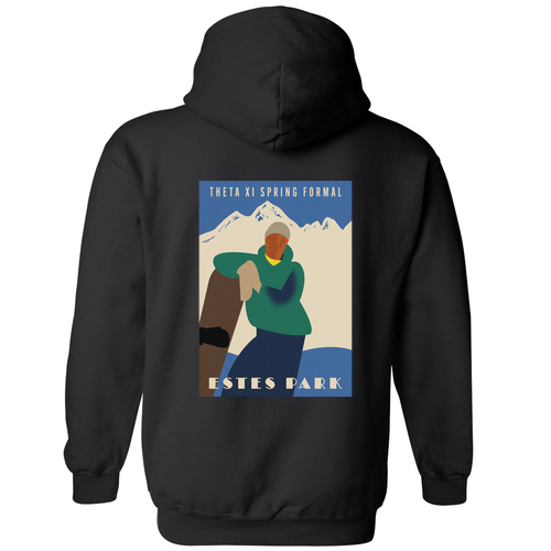 Gildan Heavy Blend Hooded Sweatshirt -- Black