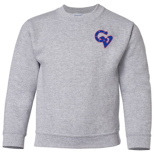 Youth CV Horseshoe Crewneck-- Sport Grey