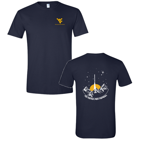 Gildan SoftStyle Fitted T-Shirt -- Navy (Sunrise Design)