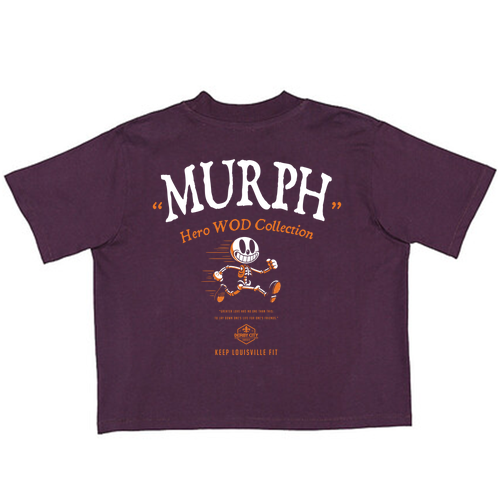 Murph Ladies' Boxy Tee -- Plum