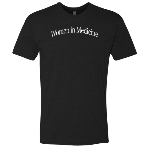 Women In Medicine Next Level Mens CVC Crew -- Black