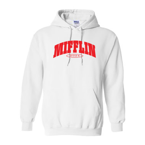 Gildan Heavy Blend Hooded Sweatshirt -- White