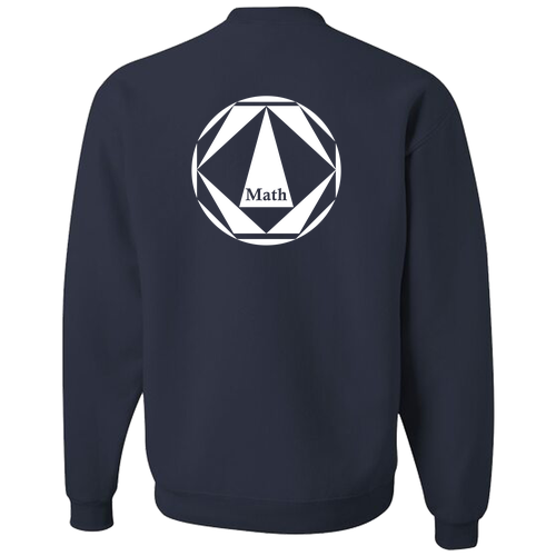 Jerzees 8 Oz., 50/50 Nublend Fleece Crew -- J Navy