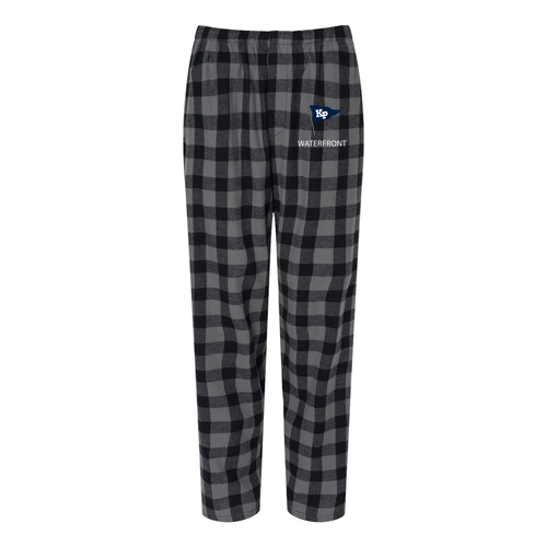 Boxercraft Men's Harley Flannel Pant With Pockets -- Charcoal / Black Buffalo