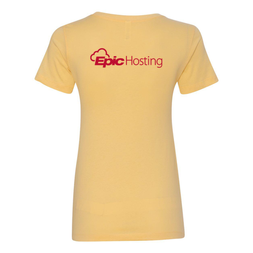 Next Level Ladies Ideal Crew Tee -- Banana Cream