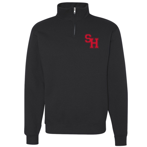 Black Quarter Zip Sweatshirt