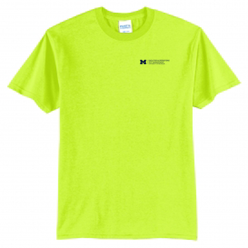 Port and Company Tall 50/50 T Shirt -- Safety Green, $10