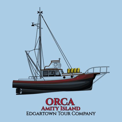 Ladies ORCA Tee -- Light Blue